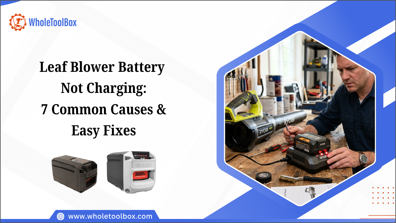 Leaf Blower Battery Not Charging: 7 Common Causes & Easy Fixes